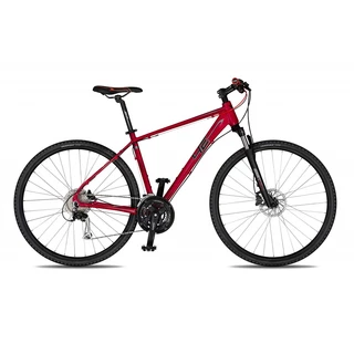 Pánsky crossový bicykel 4EVER Energy Disc 28'' - model 2018 - červená - červená