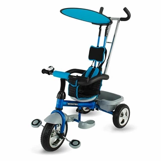 Three-Wheel Stroller/Tricycle with Tow Bar DHS Scooter Plus - Purple - Blue