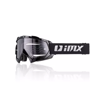 Motokrosové brýle iMX Racing Mud - Orange Matt - Black