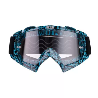 Motokrosové okuliare iMX Mud Graphic - Blue-Black