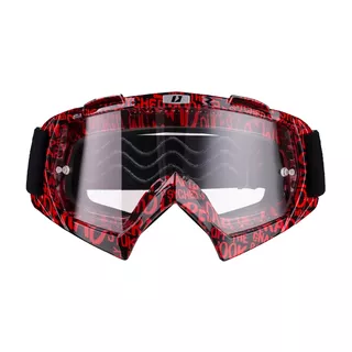 Motocross Goggles iMX Mud Graphic - Orange-Black