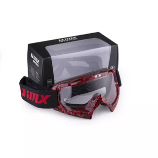 Motocross Goggles iMX Mud Graphic - Orange-Black