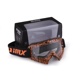 Motocross Goggles iMX Mud Graphic - Orange-Black