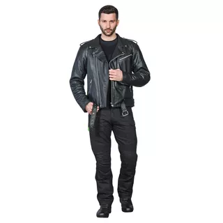 Kožená moto bunda W-TEC Perfectis - XXL