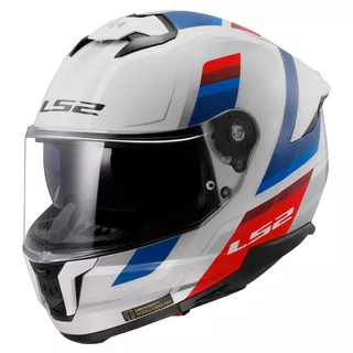 Moto prilba LS2 FF808 Stream II Vintage White Blue Red