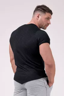 Férfi póló Nebbia Red Label Muscle Back 172 - fekete