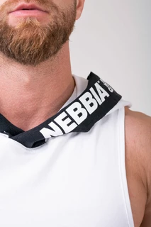 Férfi kapucnis trikó Nebbia NO EXCUSES 173 - fekete