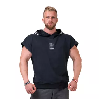 Nebbia Limitless No Limits 175 Herren Rag Top mit Kapuze - schwarz