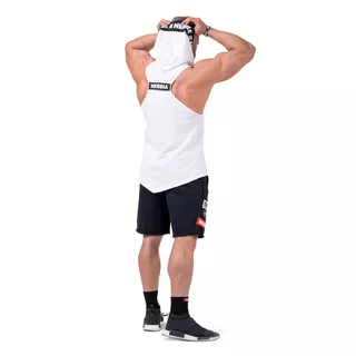 Nebbia No Excuses 173 Herren Tanktop mit Kapuze - schwarz