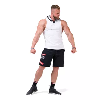 Nebbia No Excuses 173 Herren Tanktop mit Kapuze - schwarz