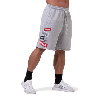 Pánské šortky Nebbia Limitless BOYS shorts 178 - Black - Grey