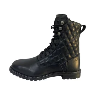 Dámské moto boty W-TEC Leocia Black - černá