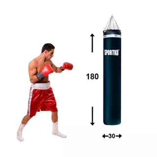 Boxovací pytel SportKO MP03 30x180 cm - 2.jakost