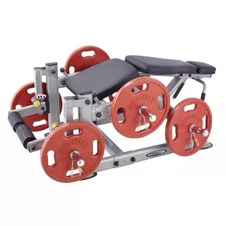 Leg Extension Machine Steelflex PlateLoad Line PLLC - Grey