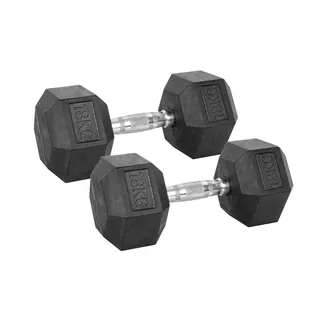 Hatszögű kézi súlyzó inSPORTline Hexsteel 2x 3-40 kg