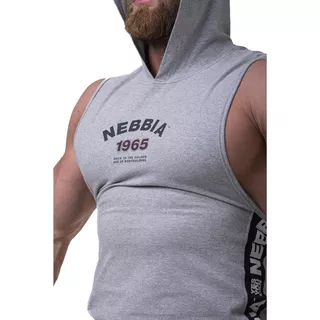 Pánské tílko s kapucí Nebbia Legend-Approved 191 - 2.jakost - Grey