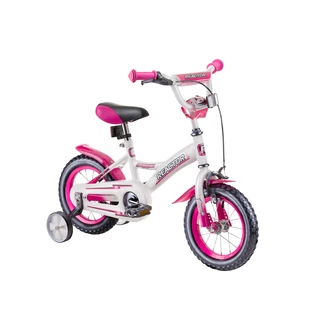 Detský bicykel Reactor Puppy 12" - model 2019 - White-Pink - White-Pink
