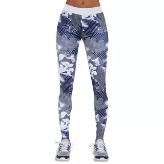 BAS BLACK Code Damen Leggings - weiß-blau