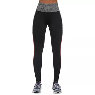 Női leggings BAS BLACK Extreme - fekete-szürke-piros