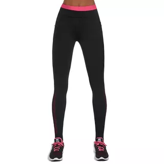 Damskie sportowe legginsy BAS BLACK Inspire - Czarno-różowy