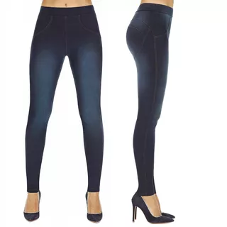 Női push-up leggings BAS BLEU Maddie - sötétkék