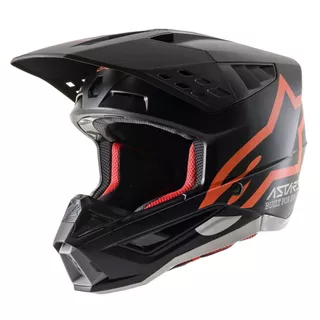 ATV Clothing Alpinestars S-M5 Compass matná černá/oranžová fluo 2022