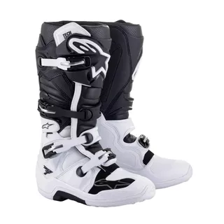 Moto boty Alpinestars Tech 7 černá/bílá - černá/bílá