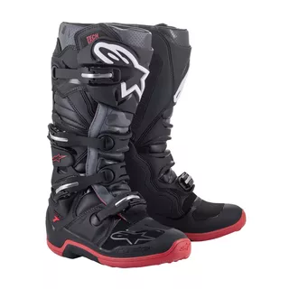 Motorcycle Boots Alpinestars Tech 7 Black/Gray/Red 2022 - Black/Grey/Red