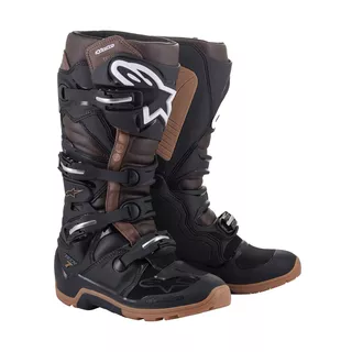 Dirt Bike Boot Alpinestars Tech 7 Enduro černá/tmavá hnědá 2022