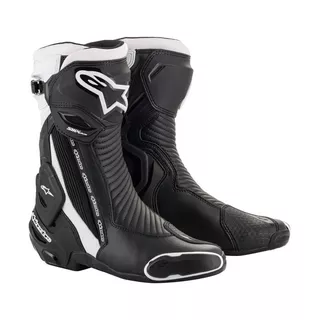 Dámská vysoká moto obuv Alpinestars SMX Plus 2 černá/bílá