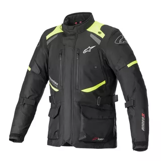 Moto bunda Alpinestars Andes Drystar černá/žlutá fluo