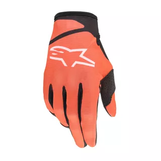 Motokrosové rukavice Alpinestars Radar oranžová/černá - oranžová/černá