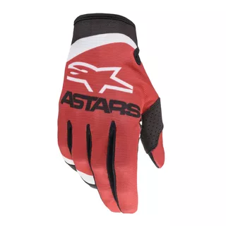 Moto Glove Alpinestars Radar červená matt/modrá neon 2022