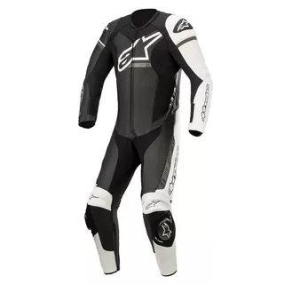 Jednodielna moto kombinéza Alpinestars GP Force Phantom čierna/biela/šedá - čierna/biela/šedá