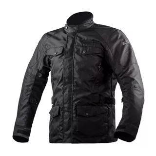 Men’s Motorcycle Jacket LS2 Metropolis Black - Black - Black