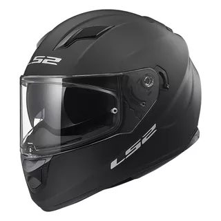 Moto přilba LS2 FF320 Stream Evo Matt Black - Matt Black - Matt Black