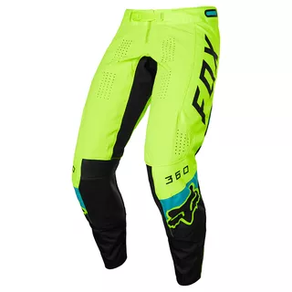 Motokrosové kalhoty FOX 360 Dier Fluo Yellow MX22 - fluo žlutá - fluo žlutá