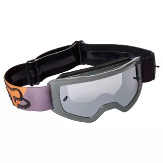 Children’s Mirrored Motocross Goggles FOX Yth Main Skew Spk OS Black Gold MX22