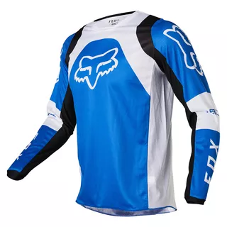 Motocross Jersey FOX 180 Lux Blue MX22 - Blue