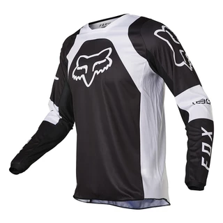 Motokrosový dres FOX 180 Lux Black White MX22 - černá/bílá