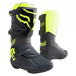 Motokrosové topánky FOX Comp Black Yellow MX22