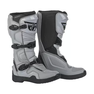 Motokrosové boty Fly Racing New Maverik Grey Black - šedá/černá