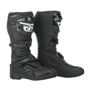 Motocross Boots Fly Racing New Maverik LT Black - Black