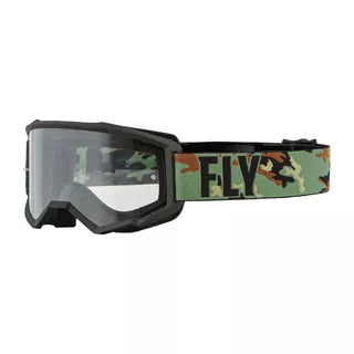 Motocross Goggles Fly Racing Fly Racing Focus USA Camo Black