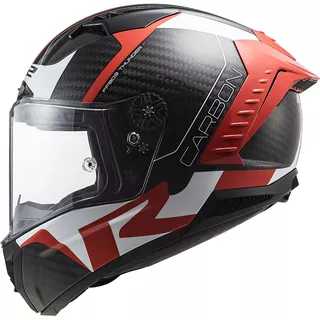 Moto prilba LS2 FF805 Thunder C Racing1 - Gloss Red White