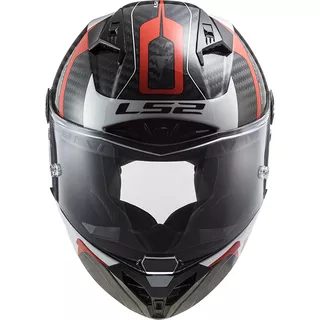 Moto přilba LS2 FF805 Thunder C Racing1 - Gloss Red White