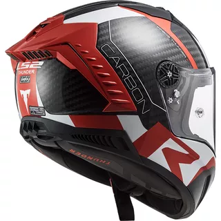 Moto přilba LS2 FF805 Thunder C Racing1 - Gloss Red White