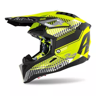 Dirt Bike Helmet AIROH Aviator 3.0 Wave matná žlutá 2022