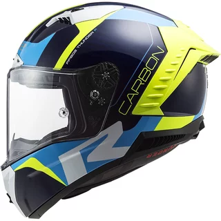Motorcycle Helmet LS2 FF805 Thunder C Racing 1 - Gloss Blue Fluo Yellow