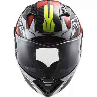 Moto prilba LS2 FF805 Thunder C Chase - Gloss White Red